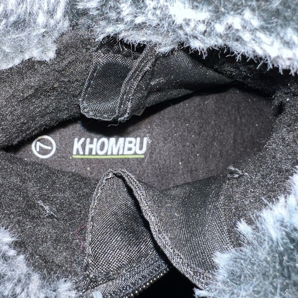 Khombu Jessica Side Zip Booties With Faux Fur Trim Woman’s Size 7M - Picture 12 of 13
